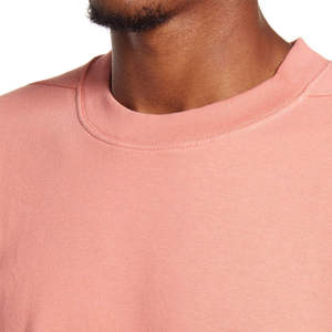 Sudadera de cuello redondo color coral para hombre, corte regular, 100% algodón polar, informal, para otoño - Product Image 6