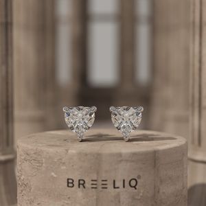 Pendientes de circonita talla corazón de alta demanda, plata de ley 925, 3.80MM, clásicos con cierre de rosca, joyería minimalista romántica - Product Image 4