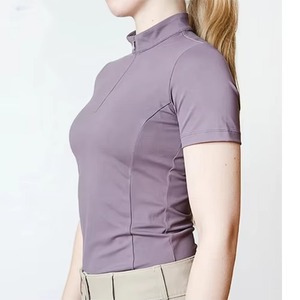 Camisa de Equitación con Logotipo Personalizado, Camisa de Competición Ecuestre para Mujer, Camisa de Competición Ecuestre con Diseño Personalizado en Oferta - Product Image 2