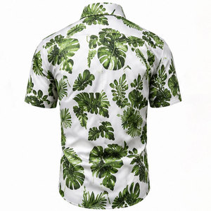 Camisa Moderna para Hombre con Estampado Gráfico y Botones, Tela Suave, Corte Moderno y Uso Diario Informal - Product Image 2