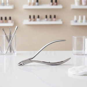 New Finger Nail Cuticle Nippers 3mm Cutting 12.5cm Toenail Clippers Satin finish Made of Autoclavable Stainless Steel - Product Image 2
