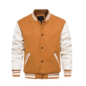 Men's Black Varsity <b>Jacket</b> Hooded Reversible Streetwear Turn-down Collar Single Button Wool Liner Casual Regular Fit <b>Winter</b> Wear - Product Image 2