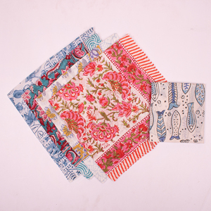 Accesorio para el Cabello de Moda Sostenible, Pañuelo de Algodón Estampado a Mano, Multifuncional, para Senderismo, Viajes, Unisex - Product Image 4