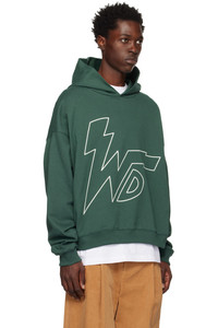 Sweat à capuche polaire brossée pour homme avec impression en relief, chaud, streetwear d'hiver, pull personnalisé avec motif, vente en gros, OEM, marque privée - Product Image 6
