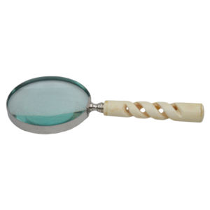 Loupe multi-finition avec coupe-papier intégré, idéale pour la décoration intérieure, la lecture de livres et de cartes, loupe en métal - Product Image 5