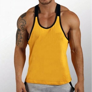 WARPRO INDUSTRY Camiseta sin Mangas Casual de Cuello Redondo para Hombre, de Secado Rápido, de Poliéster y Algodón, Tejido de Punto de 240 g, Rojo y Negro, para Verano - Product Image 2