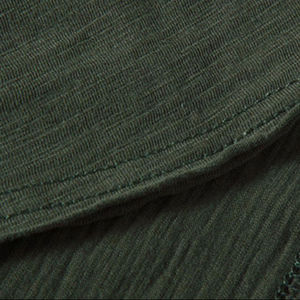 Camiseta de Cuello Redondo para Hombre, 100% Algodón, Corte Ajustado, Logotipo Personalizado, Color Sólido, Ropa Casual al por Mayor - Product Image 2
