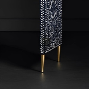 ILAHI's Bone Inlay <b>Drawer</b> Modern Design Agate Detailing <b>Storage</b> Portable Home Furniture - Product Image 3