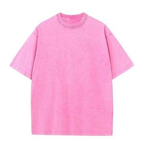 เสื้อยืดสตรีทแวร์ทรงเรกูลาร์ฟิต ผ้าคอตตอนเนื้อหนานุ่ม ซักแล้วไม่หด ทรงวินเทจ ผลิตโดยผู้ผลิต OEM ขายส่งสำหรับผู้ชาย - Product Image 4