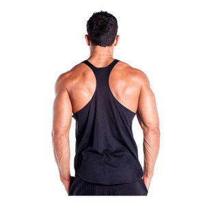 Débardeur de sport pour homme de haute qualité, écologique, personnalisé, 100% coton, respirant, impression par transfert thermique - Product Image 5