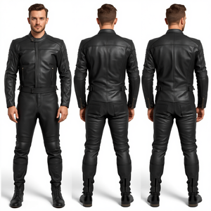 Custom Motorcycle Leather Racing <b>Suit</b> for Men <b>One</b> Piece Protective Riding Apparel Sports Gear Wholesale Factory OEM Supplier - Product Image 4