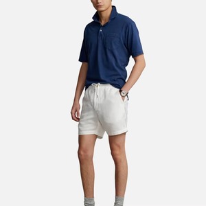 Men's Fashionable High Street Style Mid Waist Drawstring Closure 6XL Shorts Pockets Solid Pattern Print 100% Cotton Eco-Friendly - Product Image 6