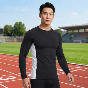 High Performance Active wear For Daily Sports Wear <b>Men</b> <b>Compression</b> <b>Shirt</b> Supportive Gym Outfit Sessions <b>Men</b> <b>Compression</b> <b>Shirt</b> - Product Image 5