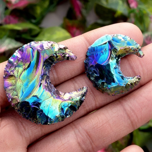 เครื่องประดับแกะสลักจากหินออบซิเดียนรูปพระจันทร์ |   จี้คริสตัลรูปพระจันทร์ธรรมชาติ |   หินบำบัดทางจิตวิญญาณ |   ของขวัญสุดหรูสำหรับผู้หญิง |   2026 - Product Image 1