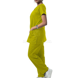 New Arrival Cotton Blend <b>Doctor</b> Uniform Short Sleeve Workwear <b>Set</b> With Comfortable Fabric And Professional Appearance - Product Image 3