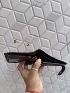 2026 Latest Arrival Genuine Leather RFID Blocking Bi-fold Short <b>Wallet</b> with Nylon Lining <b>for</b> <b>Men's</b> <b>Credit</b> <b>Card</b> ID Business <b>Cards</b> - Product Image 5