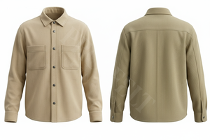 เสื้อผ้าเครื่องแต่งกายเสื้อเดรสธรรมดามีกระดุมด้านหน้ามีกระเป๋า2ข้างใส่ลำลองเสื้อเดรสผ้าคอตตอนเนื้อเรียบ - Product Image 3