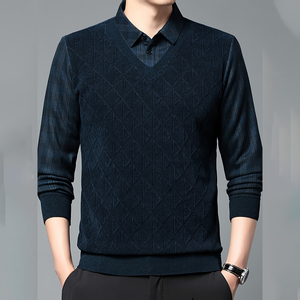 Suéter de punto cómodo para mujer, ropa de invierno cálida, elegante y transpirable, jersey informal elegante, ajuste relajado, a la moda - Product Image 1