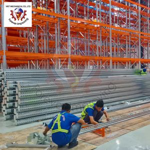 Sistema de estanterías de palets selectivas de servicio pesado al mejor precio con marco de acero vertical de protección contra la corrosión para mayoristas - Product Image 3