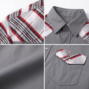 Chemises de soudage ignifuges FR de haute qualité, grande taille, en coton, haute visibilité, vêtements de travail anti-plis, anti-bactériens - Product Image 6