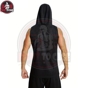 Buen Proveedor, Nueva Llegada, Conjunto Deportivo de Otoño para Hombre, Cómodo, Ligero y Transpirable, Sudadera sin Mangas y Pantalones Cortos para Gimnasio, Ejercicio y Fitness - Product Image 5