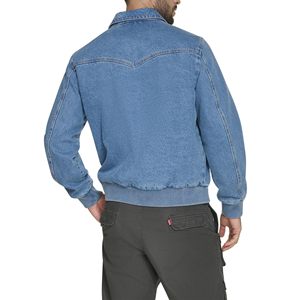 Veste en jean pour homme de qualité supérieure, 100% denim, mode hiver, veste d'extérieur tendance, chaude, respirante, épaisse - Product Image 4