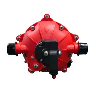 Pompa per Acqua Dolce 7GPM 70PSI 12V DC per Impieghi Gravosi, Rossa, a Cinque Camere, Autoadescante, a Diaframma, per Camper e Uso Marino, con Alta Pressione - Product Image 6