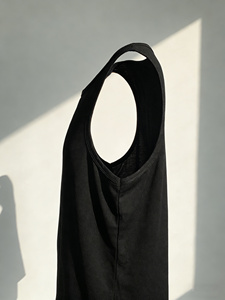 Camiseta sin Mangas para Hombre de Primera Calidad, Ajuste Holgado, Transpirable, de Poliéster/Algodón, Informal - Product Image 4