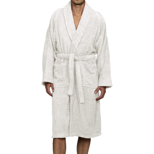 Albornoz de Lujo Personalizado de Tejido Waffle Suave 100% Algodón, de Secado Rápido y Ligero, para Hombre y Mujer, para Ducha o Uso Doméstico - Product Image 1