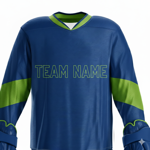 Suministro directo de fábrica, uniforme de hockey sobre hielo personalizado para equipos, uniforme de hockey sobre hielo de poliéster con etiqueta privada para entrenamiento - Product Image 4