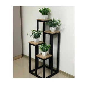 Premium Metal Plant Pot Stand with Modern Design for Indoor Outdoor Garden Balcony Living Room Decorative <b>Planter</b> Display - Product Image 3