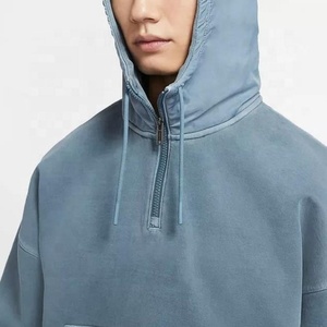 Sudaderas con capucha con logotipo personalizado Vintage sólido personalizado para hombre, chándal de talla grande, sudaderas con capucha y sudaderas para hombre - Product Image 3