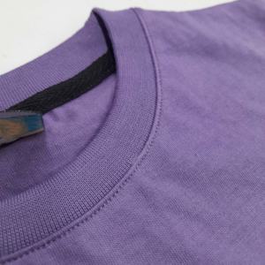 Camiseta con timbre de bolsillo con estampado de logotipo de fabricación personalizada de algodón 100% de calidad de primera clase, camisetas lisas de gran tamaño para hombres - Product Image 5