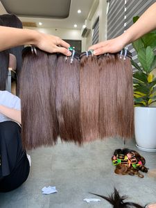 Cheveux humains vierges Remy lisses et ondulés, origine Vietnamienne, lot de mèches de cheveux de Vnhl - Product Image 3