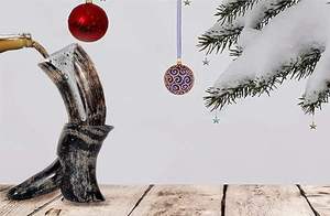 Cuerno de Animal Tallado con Forma Geométrica, Material Orgánico Duradero, para Manualidades Navideñas Kiswah KC-DH-455 - Product Image 3