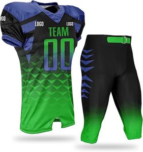 Matériel durable, meilleure qualité, uniforme de football américain, étiquette privée, logo sur le devant, tissu polyester sans manches pour adultes - Product Image 1