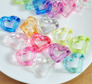 Custom Color Transparent Epoxy Resin Chain Links Handcrafted Art Deco Vertical for Birthday Wall Hanging Decorations Home - Product Image 2