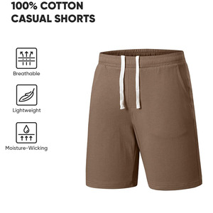 Pantalones Cortos Deportivos Personalizados con Logotipo OEM, Pantalones Cortos de Gimnasio de Felpa, Ropa Deportiva, Felpa Francesa 100% Algodón, Pantalones Cortos Deportivos para Hombre - Product Image 5