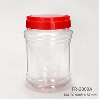 Grand récipient en plastique PET de 2500 ml, bouteille vide de 2,5 litres, récipient de stockage