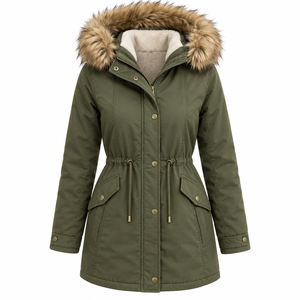<b>Lightweight</b> <b>Womens</b> Outdoor Parka <b>Coat</b> Warm <b>Coat</b> with Cotton Filling Casual Plus Size Sports Jacket Wholesale - Product Image 6