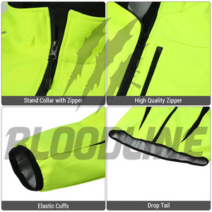 Bloodline Men's Full Sleeve Windproof Motorcycle <b>Jacket</b> Fluorescent Green Black Sublimation Print All Seasons Racing Wear - Product Image 5