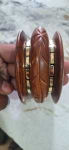 Bracelets en bois faits à la main, bijoux fantaisie imitation artisanale indienne, bijoux Firefly 2026 - Product Image 4