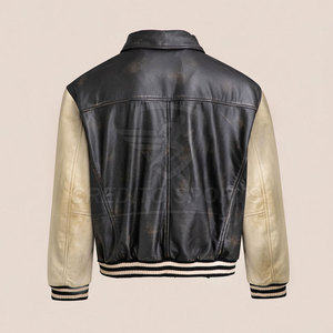 <b>Casual</b> Wear <b>Men</b> Leather Letterman <b>Jacket</b> Premium Quality Letterman Leather <b>Jacket</b> Wholesale Price Leather Letterman <b>Jacket</b> - Product Image 2