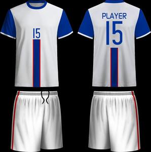 Maillot de football personnalisé pour homme adulte, uniforme court en polyester/coton, séchage rapide, respirant, impression sérigraphique, couleurs et designs personnalisés - Product Image 4