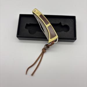 Cuchillo Plegable Táctico de Acero de Damasco Mini para Camping al Aire Libre, No Ajustable, Otro Material de Mango, 1 Año de Garantía, Personalizado - Product Image 3