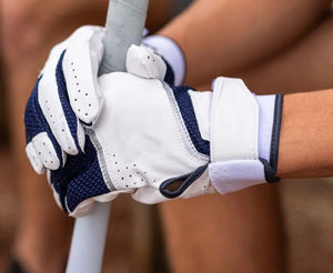 Gants de frappe en cuir super doux de haute qualité pour adultes, couleurs et logos personnalisés, gauche/droite, tissu XXL pour baseball et softball - Product Image 5