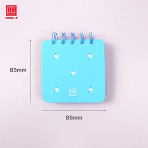 Cuaderno Espiral con Tapa Dura de Papel, con Encantador Adorno, Origen Vietnam, 100 Páginas, 85x85 mm, Diversos Colores Brillantes, Servicio OEM/ODM - Product Image 3