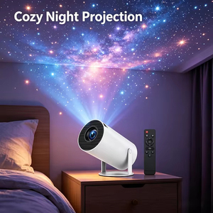 Proyector Portátil HY300 para Dormitorio, Montaje en Pared, 720P, 120 Pulgadas, Plástico, Compatible con Internet, Electrónica de Consumo - Product Image 2