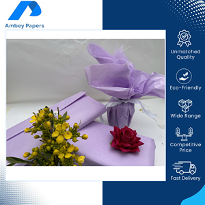 Experienced Manufacturer & Exporter Selling Good Quality Made in India Smooth Finish 18-80 GSM Recyclable Colored <b>Tissue</b> <b>Paper</b> - Product Image 4