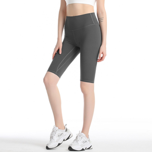 Shorts de yoga taille haute pour femmes, sans couture, doux, extensibles, respirants, anti-transpiration, pour la gym, le fitness, la course à pied, vêtements de sport actifs, tenue d'été - Product Image 4
